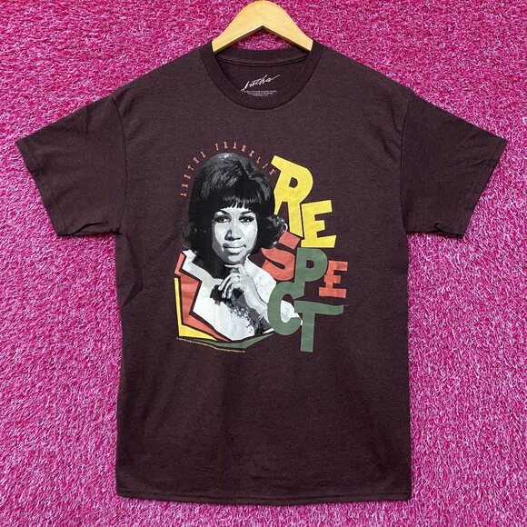 Aretha Franklin Queen Of Soul Respect T-Shirt Medium - Picture 1 of 4